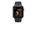 Apple Watch Series 1 - space gray aluminum - smart watch with black sport b Apple Watch Series 1 - space gray aluminum - smart watch with black sport b