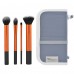 Real Techniques Core Collection Brush Set with 2-in-1 Case + Stand