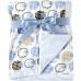 Hudson Baby Baby Boys' and Girls' Printed Blanket with Plush Backing, Choose Your Color Hudson Baby Baby Boys' and Girls' Printed Blanket with Plush Backing, Choose Your Color