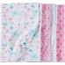 Gerber Newborn Baby Girl Flannel Receiving Blankets, 4-Pack Gerber Newborn Baby Girl Flannel Receiving Blankets, 4-Pack