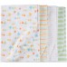 Gerber Newborn Baby Boy or Girl Unisex Flannel Receiving Blankets, 4-Pack Gerber Newborn Baby Boy or Girl Unisex Flannel Receiving Blankets, 4-Pack