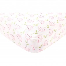 Touched by Nature Baby Boys' and Girls' Organic Cotton Fitted Crib Sheet, Choose Your Color